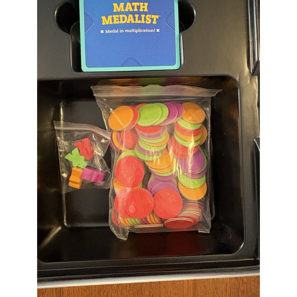 SimplyFun Math Medalist Board Game Multiplication Addition Educational STEM - Picture 6 of 10